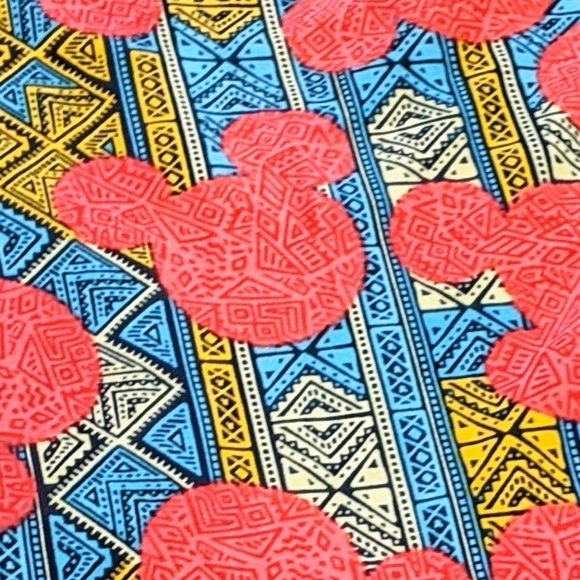 LuLaRoe Disney Southwestern/Boho Mickey Leggings - Picture 3 of 3